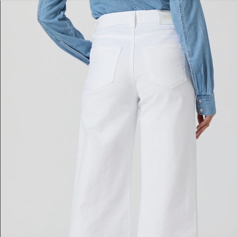 PAIGE Anessa Wide Leg- Crisp White